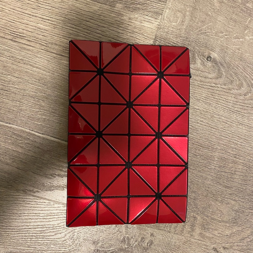 Bao Bao Issey Miyake Metallic Clutch